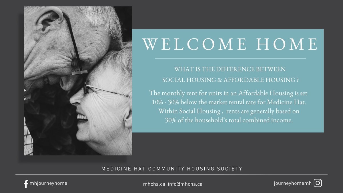 Every Canadian should have a place to call home. 

Medicine Hat Community Housing Society provides social and affordable housing programs to support individuals who are in need of affordable housing options.   

mhchs.ca