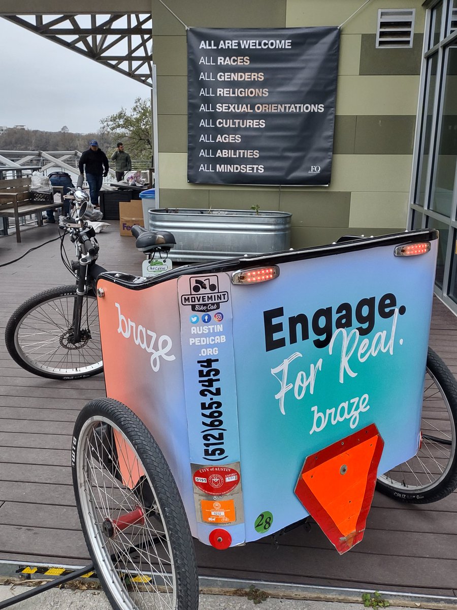 PediCables's tweet photo. #braze  knows  #movemintbikecab fastest way to get around #SXSW2022 https://t.co/9KSZ5M7RSW