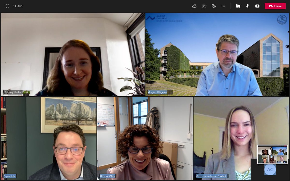 Congrats ⁦<a href="/ktguzz/">Katie Guzzetta 🌻</a>⁩ on successful defending your PhD today. 
⁦<a href="/oliviafoleary/">Olivia O'Leary</a>⁩ &amp; I are delighted supervisors #endofanera 

Thanks Prof Greg Wegener ⁦⁦<a href="/AarhusUni_int/">Aarhus University</a>⁩ &amp; ⁦<a href="/RachelDMoloney/">Rachel D. Moloney, Ph.D. 🧠💛💙</a>⁩ for being excellent Examiners &amp; ⁦@AbinaCrean⁩ for Chairing