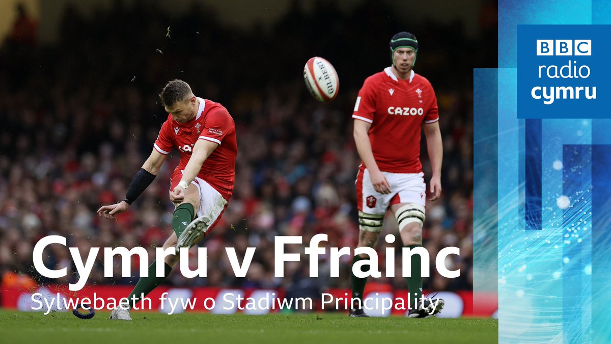 🏉 Cymru v Ffrainc 🏉

🎙 <a href="/dafydd_jones/">Daf Jones</a>, <a href="/davies413/">Gareth Davies</a> &amp; <a href="/CarylMaiJ/">Caryl</a>

🏆 Y Chwe Gwlad
⏰ Cic gyntaf am 2000

📻 Sylwebaeth fyw ar <a href="/BBCRadioCymru/">Radio Cymru</a>

#chwaraeonradiocymru