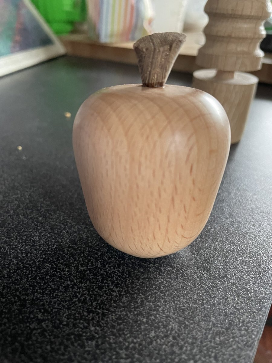 Fch70's tweet photo. Discovered a creative side today - 1st attempt at Woodturning (under supervision- Health &amp; safety 1st…..) https://t.co/DvtZEs9f7I