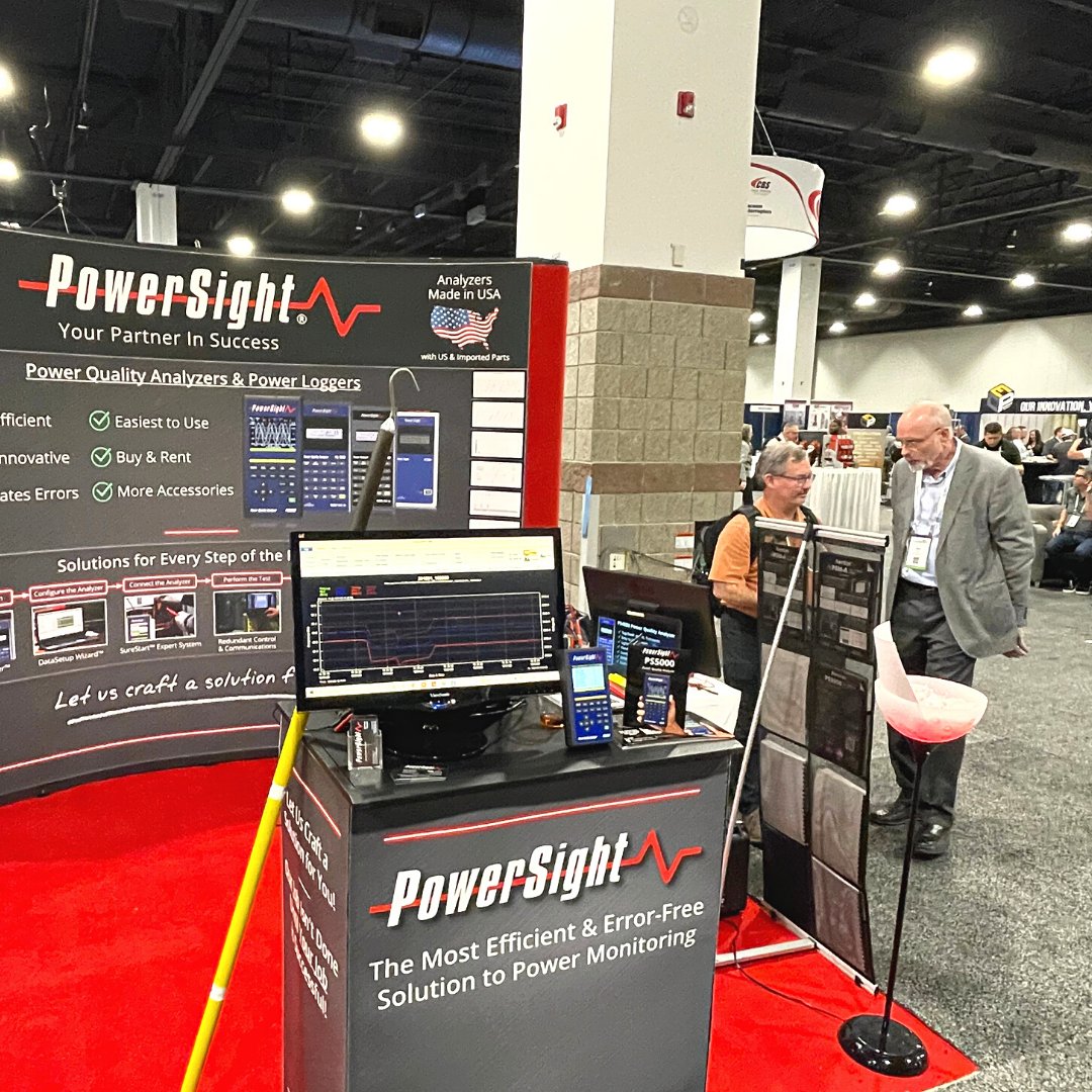 power_sight's tweet image. [1/2] Photo dump from NETA #powertest2022. It was a great show with some great people!

#neta #powertest #tradeshow #powersight #electricaltesting