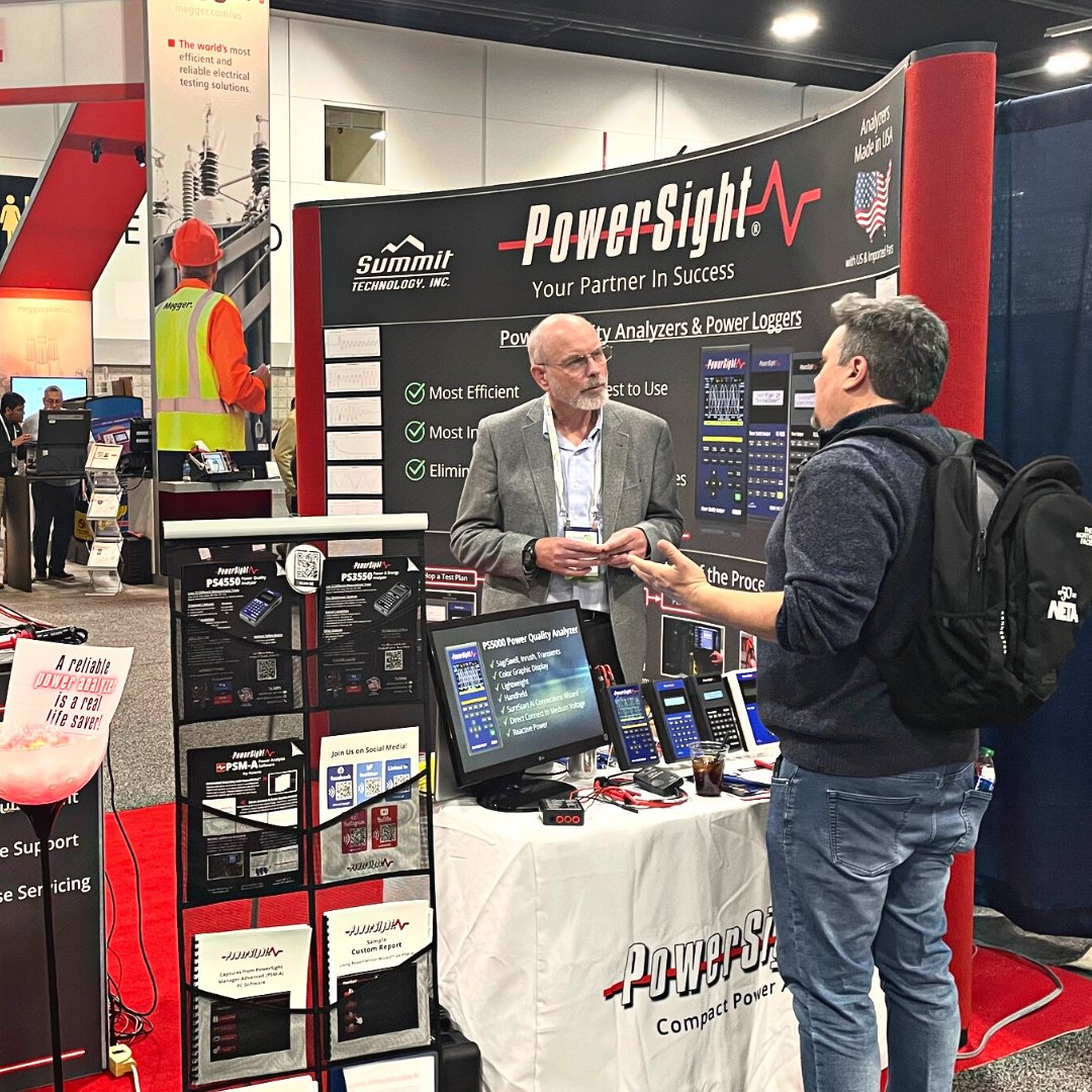 power_sight's tweet image. [1/2] Photo dump from NETA #powertest2022. It was a great show with some great people!

#neta #powertest #tradeshow #powersight #electricaltesting