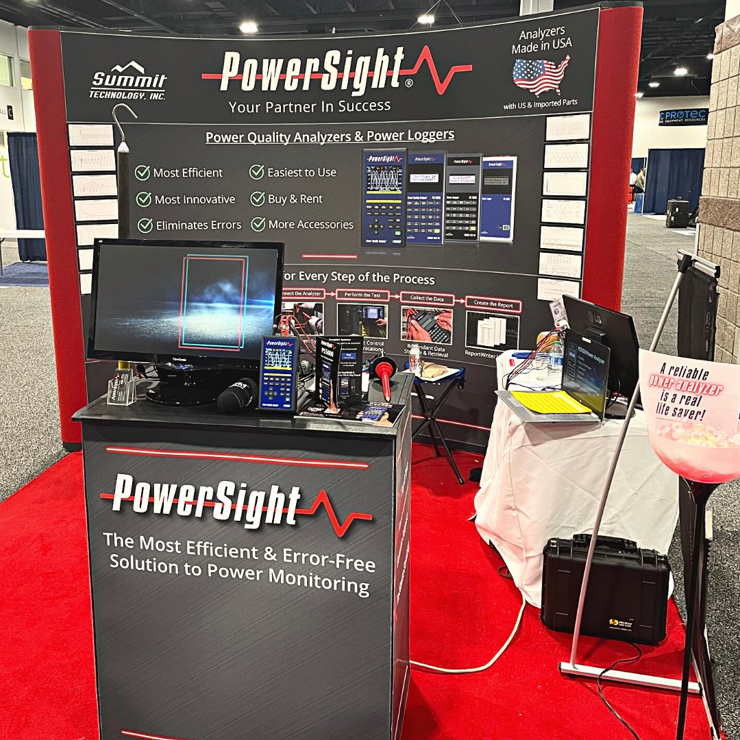 power_sight's tweet image. [1/2] Photo dump from NETA #powertest2022. It was a great show with some great people!

#neta #powertest #tradeshow #powersight #electricaltesting