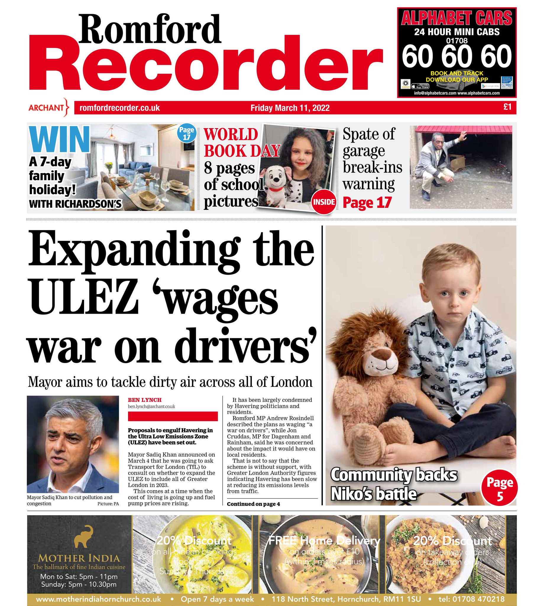 Romford Recorder on Twitter "Check out our WorldBookDayUK special