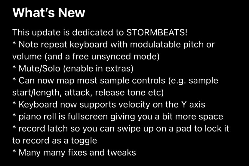 elf_audio's tweet photo. New Koala update for iOS, Android and Mac out now! FINALLY, note repeat, and mute/solo, better midi mapping etc etc. GO GET IT NOW! https://t.co/PQBOE7HfH9