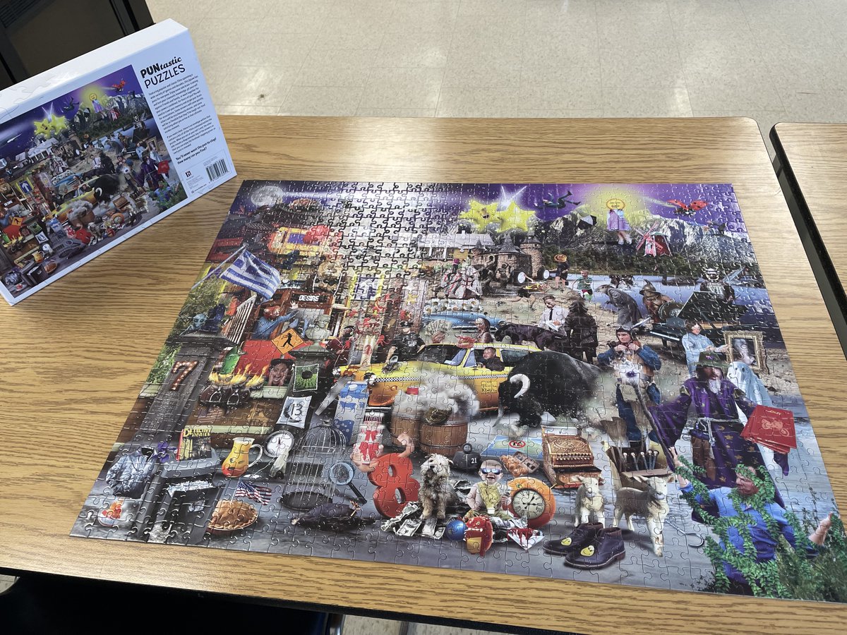 CampionLibrary's tweet image. Finished just in time for March Break. We are going to need the week to recover from the missing piece😫