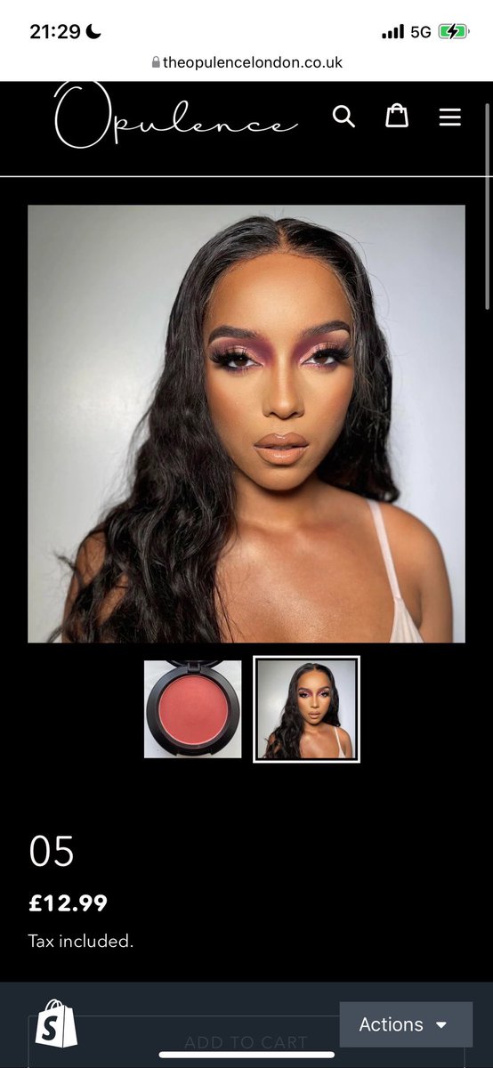 Achieve this look with our blush &amp; lip products 😍😍 theopulencelondon.co.uk