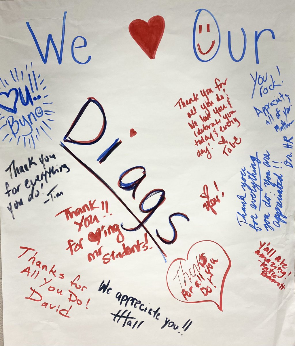 Huge thank you to @IamBranum, @RichardsonISD Board of Trustees, our SAC, and all of RISD for the love shown to our team this week! We couldn’t be in a better district. #RISDPowerofLove