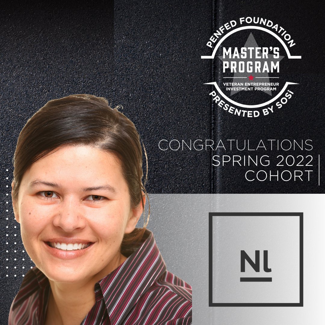 We are proud to welcome NurLabs, founded by #navy #veteran Sumita T. Jonak, to the Spring 2022 cohort of the Master's Program, presented by SOS International LLC!