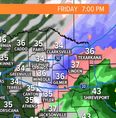 DorthyTxBae's tweet image. Oh yeah its gonna be a nice night...
#NETexas #Weather 
#DeepPurple