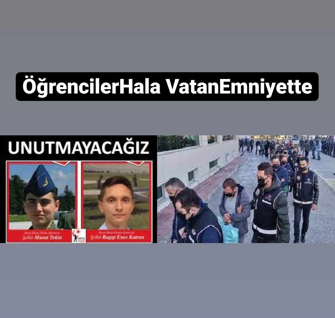 ÖğrencilerHala VatanEmniyette

Kalbine, gönlüne  ve fikrine hitap edemediğini ya tutukluyor ya da öldürüyor.
<a href="/MSTanrikulu/">Sezgin Tanrıkulu</a> 
<a href="/sevincozarslan/">Sevinç Özarslan</a> 
<a href="/cesuradalet/">Kemal Karanfil</a> 
<a href="/ErtugrulGunay/">Ertuğrul Günay</a>