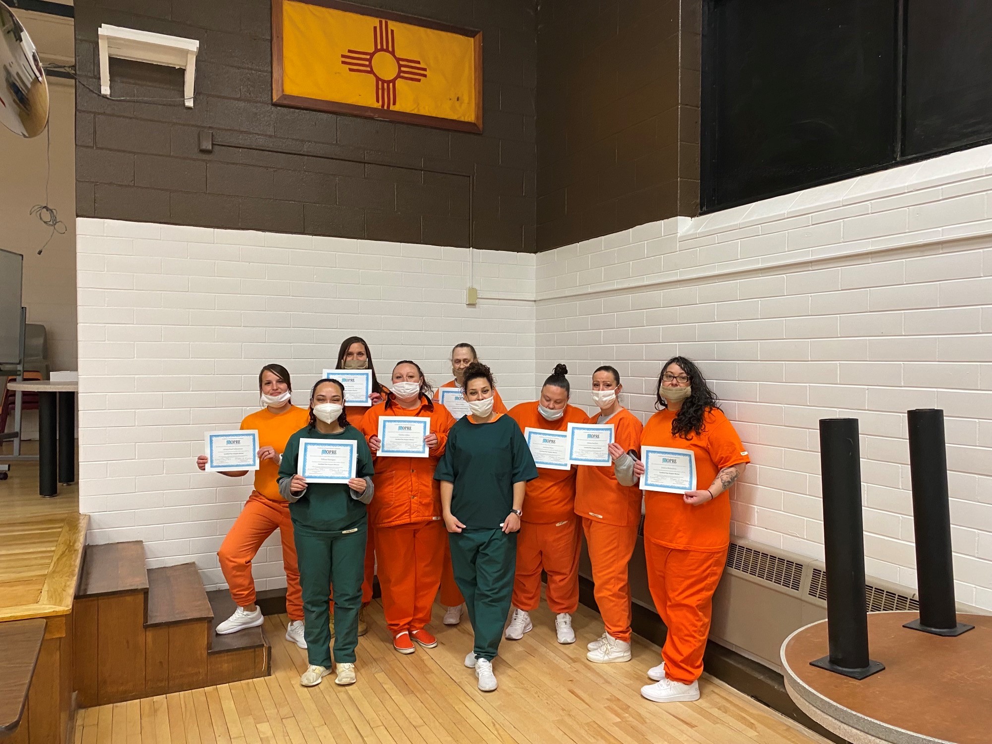 NM Corrections Dept. on Twitter: "This week, nine women who are  incarcerated at Springer Correctional Center received certificates to  become certified peer support workers. Through a collaborative peer process  and practical assistance,