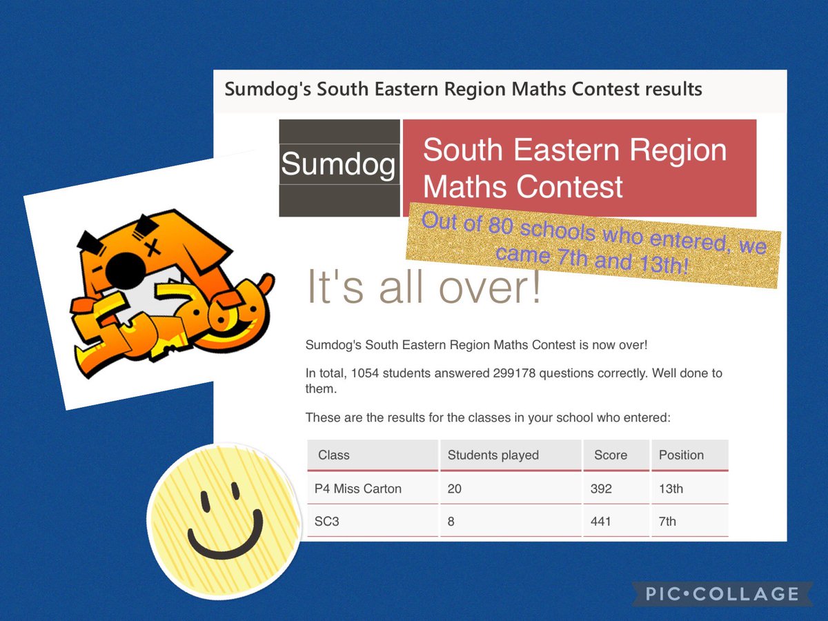 Super proud of our numeracy stars in P4 and SC3! Check out how we did in <a href="/sumdog/">Sumdog</a> regional contest this week!