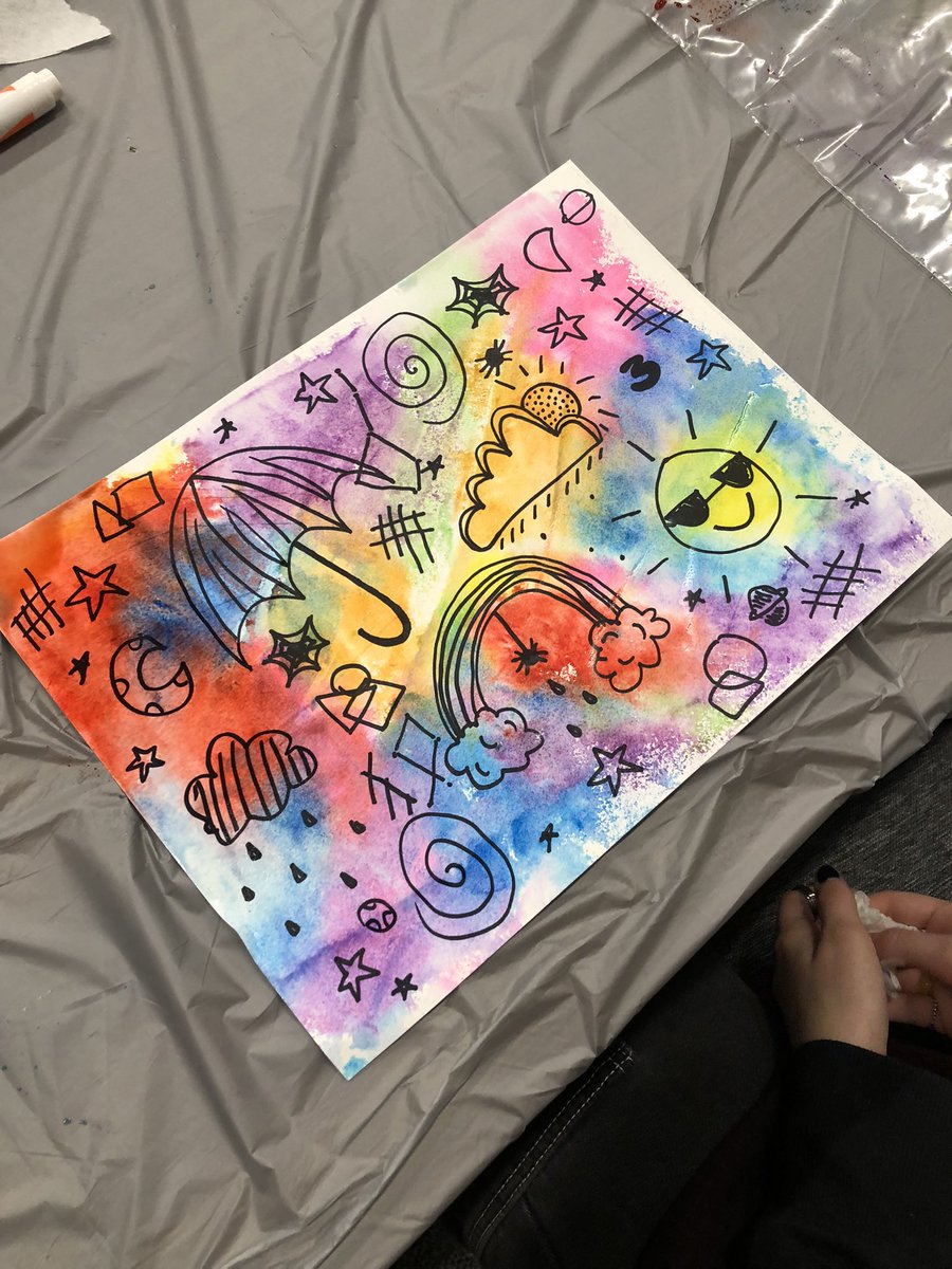 amygingrich2's tweet photo. Olathe Virtual Ss had a blast creating artwork with me this morning! Time with these wonderful kids and families ❤️🥰 is 100% my #OlatheBucketFillerFriday 
@OVSHuffRAPTORS #ourstoryOVS #OPSMomentsThatMatter https://t.co/YIWFY4raUm