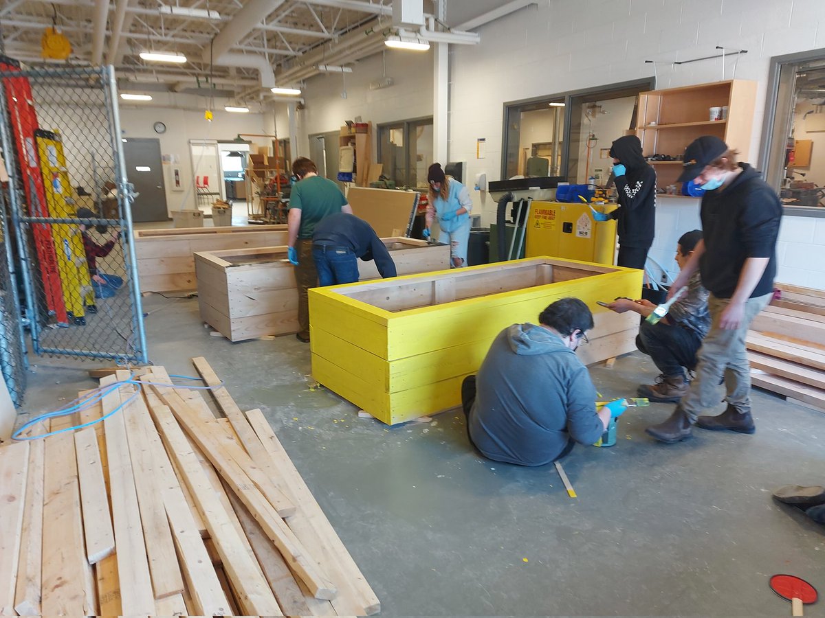 Kilah Hayden (@learnstandingup) on Twitter photo A great day of experiential learning in O2 at Tatamagouche Regional - cooking and building! The planter boxes, done in Mi'kmaq colours, will become part of the school's new Workit grant "Circle of Life" garden. <a href="/ApprenticeNS/">NS Apprenticeship</a> <a href="/CCRCE_NS/">CCRCE</a> <a href="/BEC_NS/">Business Education Council</a> A great day of experiential learning in O2 at Tatamagouche Regional - cooking and building! The planter boxes, done in Mi'kmaq colours, will become part of the school's new Workit grant "Circle of Life" garden. <a href="/ApprenticeNS/">NS Apprenticeship</a> <a href="/CCRCE_NS/">CCRCE</a> <a href="/BEC_NS/">Business Education Council</a>