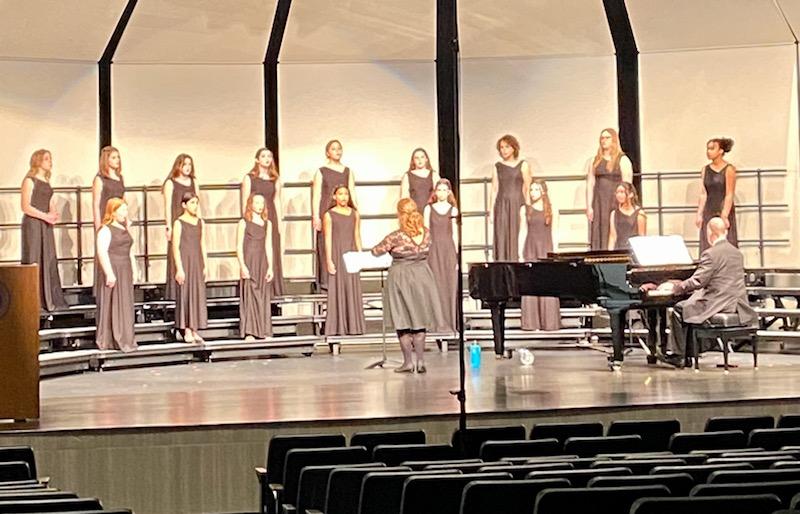 So proud of these ladies!! Perfect scores on the concert stage at UIL today!!! #voxrox #choiruil22 #becuasechoir