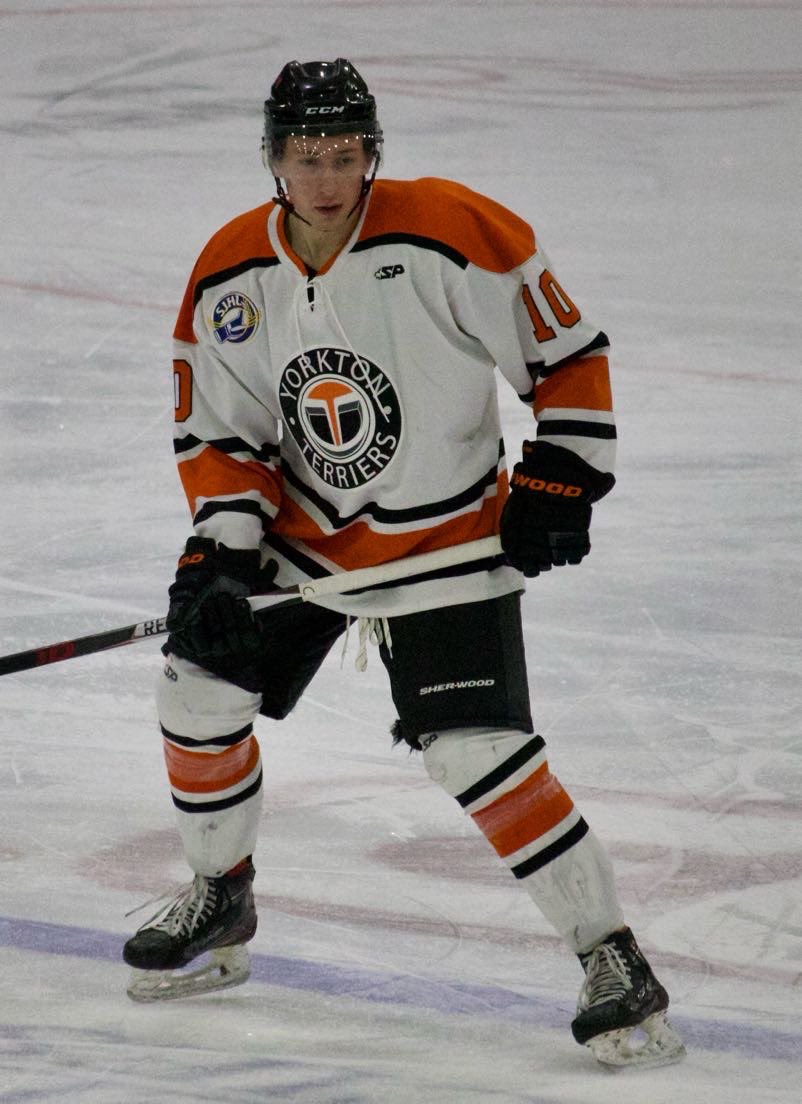 RDPKingsHockey's tweet photo. Kings Hockey is proud to announce the commitment of smooth skating defenseman, Tanner Sklaruk. The Stony Plain, Alberta native led the @SJHLTerriers defensemen with 30 points this season. The Kings will look for his strong play and hockey IQ on both sides of the puck.  @theSJHL https://t.co/YbWwy99UTZ