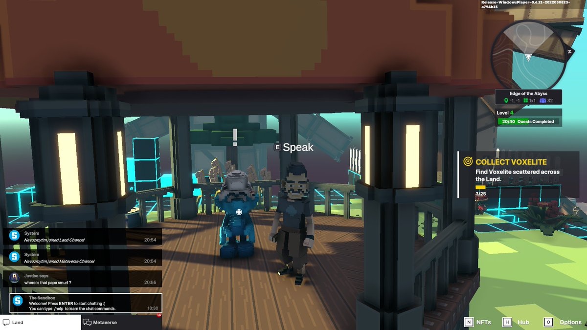 BYeromenko's tweet photo. @TheSandboxGame I just participated in the daily #SandboxAlphaS2Contest for a chance to earn up to 1,000 $SAND! Starting March 11 - Find Papa Smurf. Check out my screenshot below! 👇 #SandboxAlphaS2 https://t.co/rwkK9v7HhL