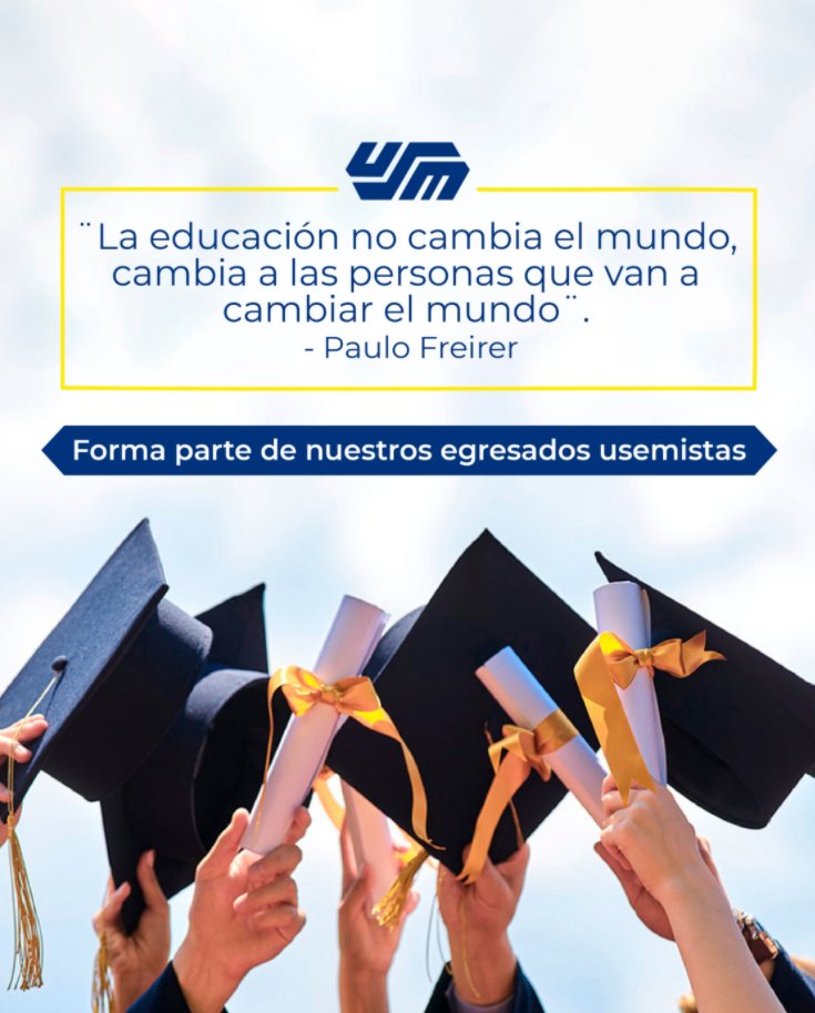 usm_vzla's tweet photo. 🎓 Desde la #USM estamos comprometidos en garantizarte las mejores herramientas para que sobresalgas en el actual y competitivo mundo laboral.
¡Asegura tu éxito con nosotros! 🤝🏻

#UniversidadSantaMaría #Usemista https://t.co/dsmTve1ZUr