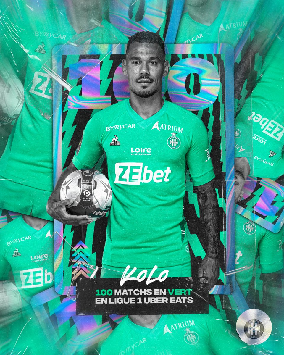 Capitaine au coup d'envoi de #LOSCASSE, <a href="/TimotheeKolo/">tkolo15</a> va disputer son 𝟭𝟬𝟬𝗲̀𝗺𝗲 𝗺𝗮𝘁𝗰𝗵 de <a href="/Ligue1UberEats/">Ligue1UberEats</a> sous les couleurs stéphanoises 💚

Bravo Kolo 👏