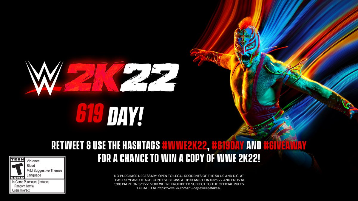 TurnHeelWrestling on X: 🚨 SORTEO INTERNACIONAL 👉🏼 Consigue un #WWE2K22  + Steelbook gracias a @2KEspana Requisitos: 📌 Seguirnos en Twitter 📌 RT y  ME GUSTA a este tweet 📌 Suscríbete al canal