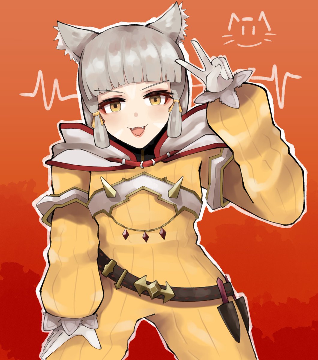 staying loyal to the #1 xenoblade cat! 💛