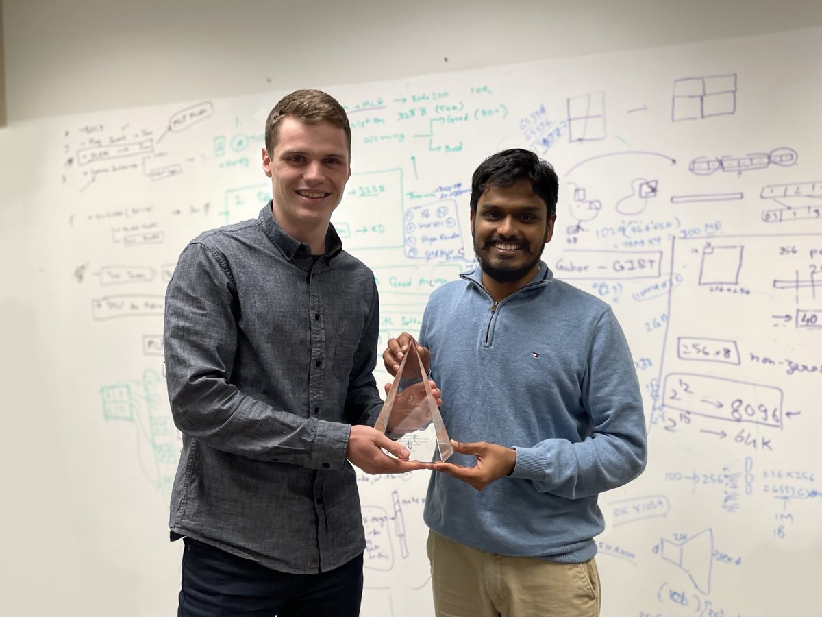 ThirdAILab's tweet photo. We are proud of Nicholas Meisburger - Winner of our annual 10x programmer award 2021. Way to go Nick!
Congratulations! We look forward to your continued support. Thank you!

#winner #10x #programmer #annualawards #ai #ml #thirdai https://t.co/6QEuQpOK68