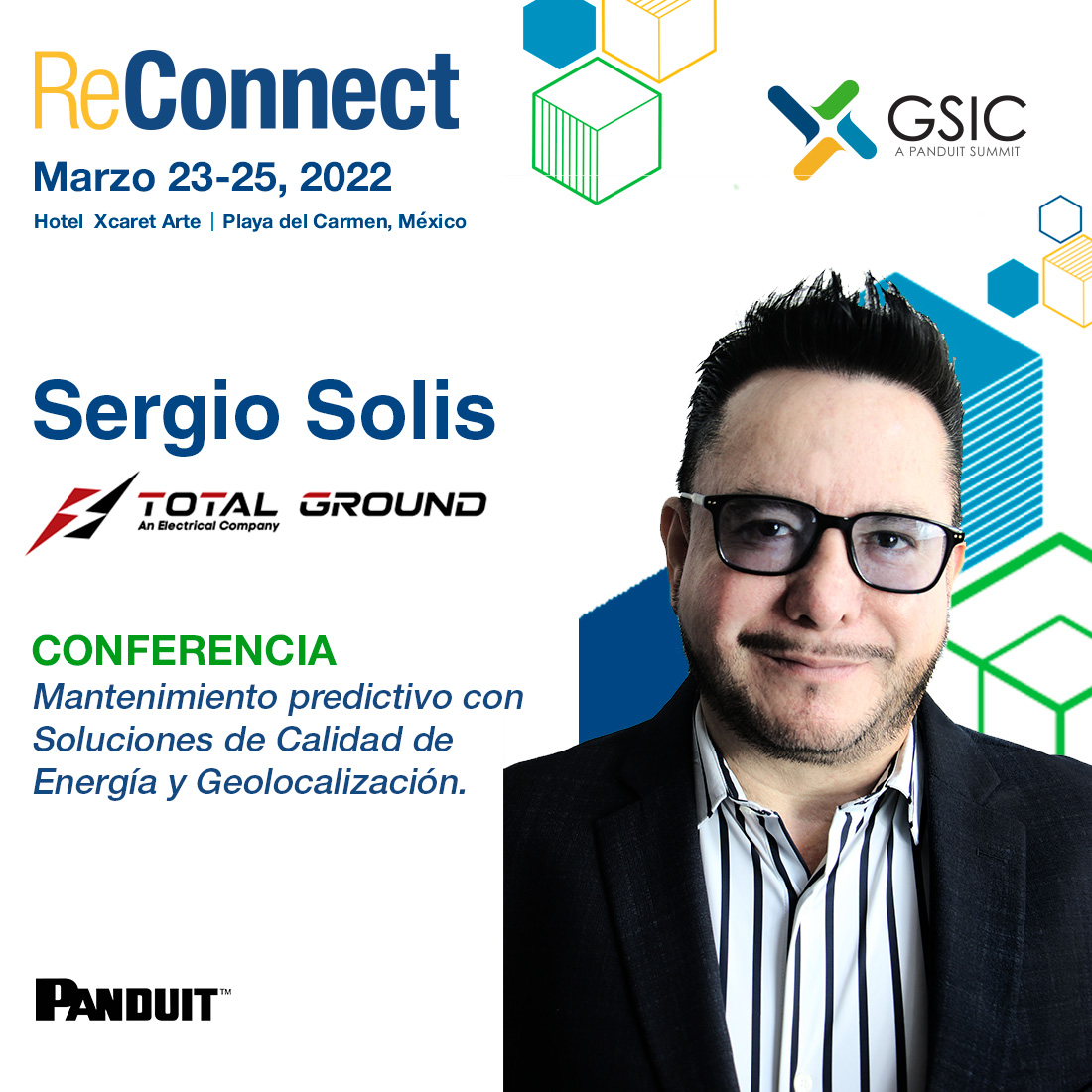PanduitLATAM's tweet image. Con un fuerte enfoque en la investigación, desarrollo y fabricación de soluciones en protección eléctrica, calidad y ahorro de energía, no te puedes perder en #PanduitGSIC la conferencia impartida por el CEO de Total Ground, Sergio Solis, 25 marzo 10:00 am pandu.it/3t2Od8M