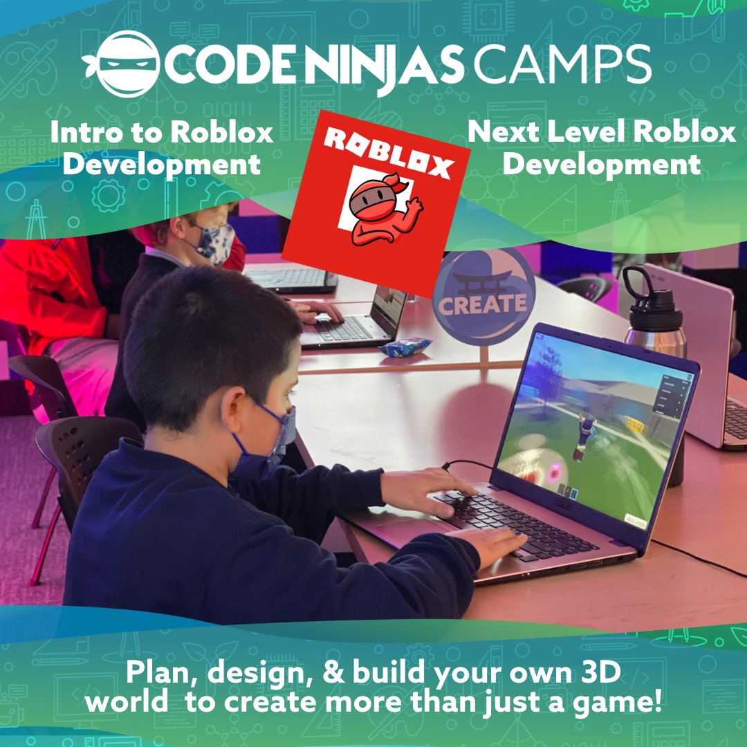 CodeNinjasALX's tweet image. Is your ninja a fan of Roblox? Sign-up for one of our Roblox camps. Ninjas will go behind the scenes and create their very own 3D world in Roblox!
#codeninjas #robloxcamp #robloxcoding #stemcamps #stemcampsforkids #codeninjascamps #codingisfun #stemforkids #fallschurchva