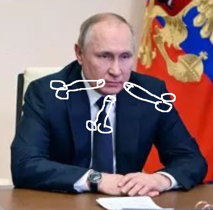 Rob2k8i's tweet photo. @KremlinRussia_E Ukraine has a secret missile that will screw you really bad. And you will like it. https://t.co/rrW3RBkIN2