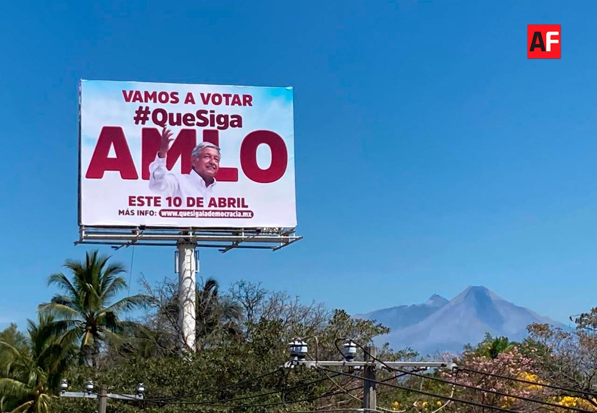 AFmedios's tweet photo. INE ordena el retiro de publicidad pro AMLO para Revocación de Mandato; viola Constitución https://t.co/Vm15axJScL https://t.co/gGfsvWtj52