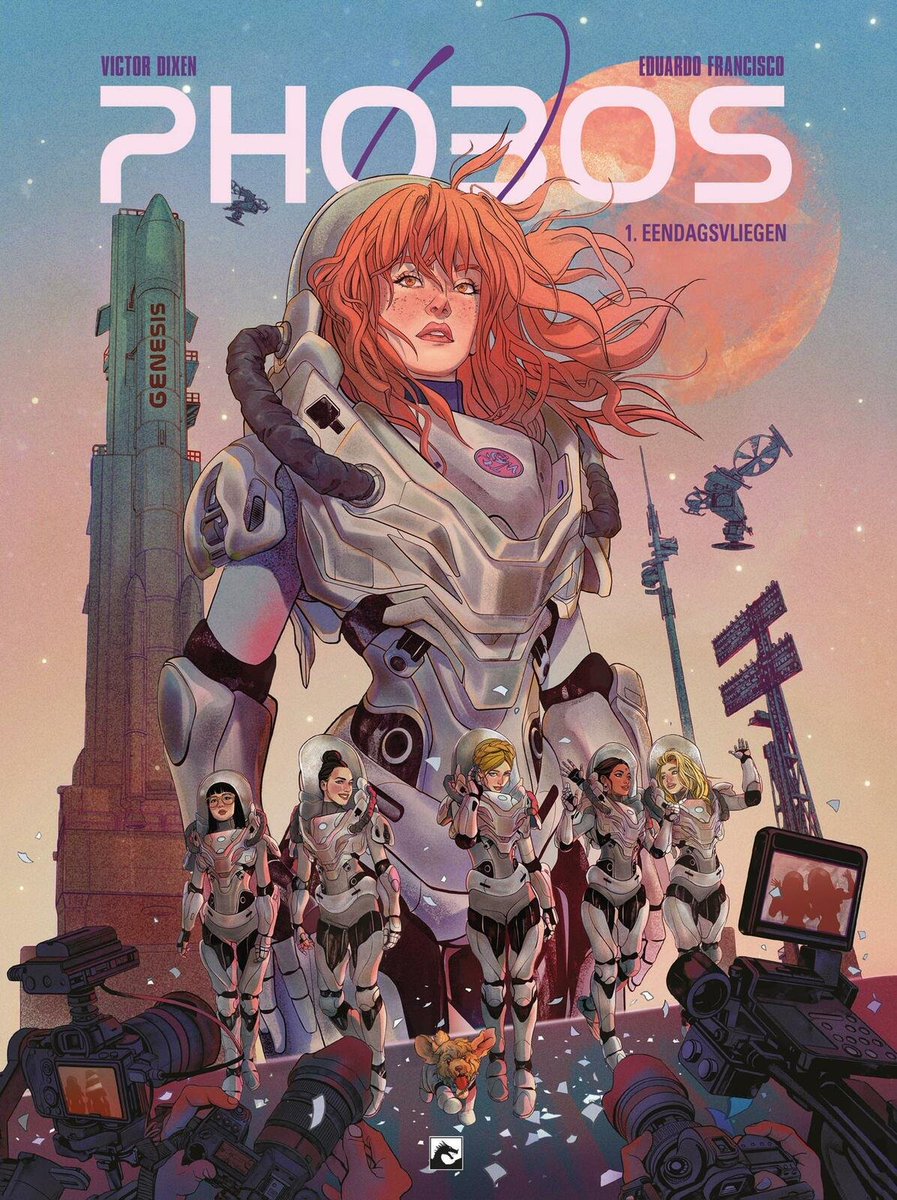 stripland_BENL's tweet photo. Het eerste album van #Phobos is nu verkrijgbaar bij #DarkDragonBooks. De science-fiction reeks gebaseerd op de #YA boeken van #VictorDixen werd in stripvorm omgezet door #EduardoFrancisco. Deel 1 -Eendagsvliegen- telt 80 pagina's. Er bestaan reeds 5 delen in 't Frans. #DDB https://t.co/ySU2JPTFbz