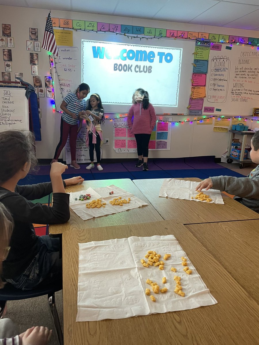 Pt 3 of Our Book Club Series Party, celebrating with a little bit of cereal!! 🥳 I am so so proud of these Scholars for their all the hard work!!! ❤️ <a href="/ReadandWriteBFF/">Dr. Lisa Edwards</a> <a href="/Tomi_Dodson7/">Tomi Dodson</a> <a href="/EastsideCISD/">Eastside Elementary</a> #primaryliteracy