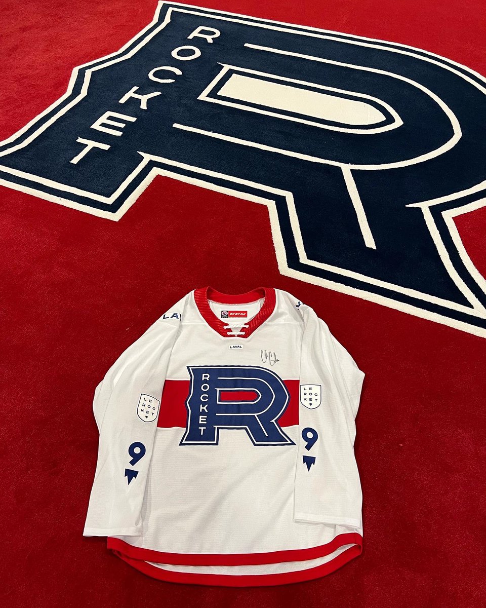 PeteAlper's tweet photo. I’ve teamed up with the Laval Rocket to giveaway this signed Cole Canfield jersey. @RocketLaval 

We’re giving it away on Instagram! 

Click the link to enter ⬇️
Link: https://t.co/sKD2RxkCmQ https://t.co/S80WqA9G4G