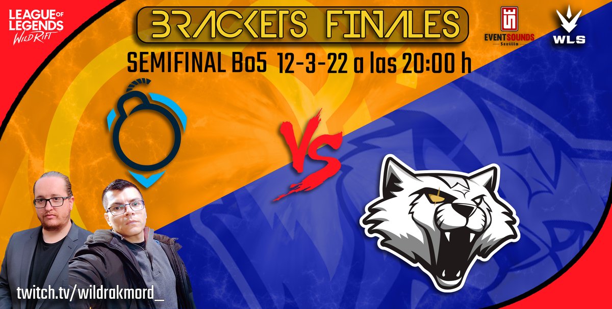 🏆🏆SEMIFINAL - FASE FINAL - WLS🏆🏆

🥊 @BlowsGaming 🆚 <a href="/Wygers/">Wygers</a> 
⏰ 12-03-2022 / 20:00h - 8:00 PM CET
🎤 <a href="/wildrakmord/">Wildrakmord 🅙</a> ➕ <a href="/JaviGinger/">Javier 'JaviGinger' Molina</a>  
📺 twitch.tv/wildrakmord_