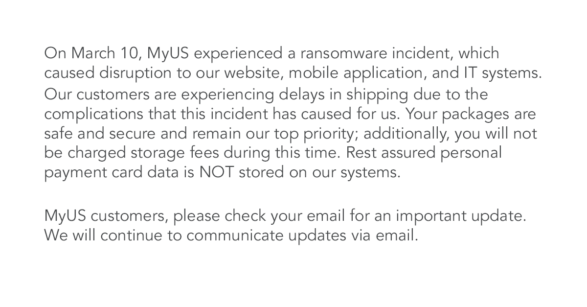 MyUS.com tweet media