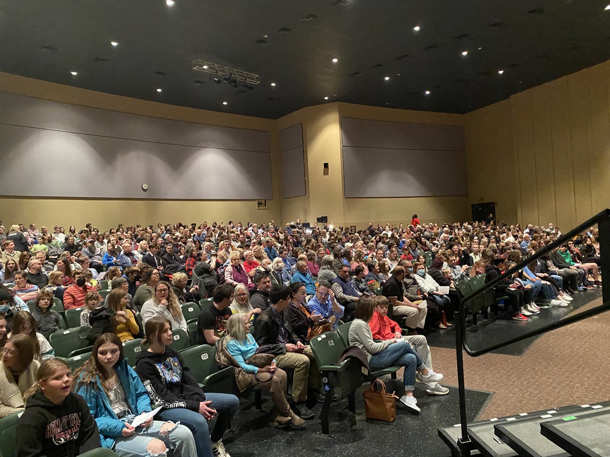 Nothing like a SOLD OUT show for opening night of the CMS/LMS middle schools The Addams Family Musical! Let the show begin! <a href="/hempfield/">Hempfield SD</a>