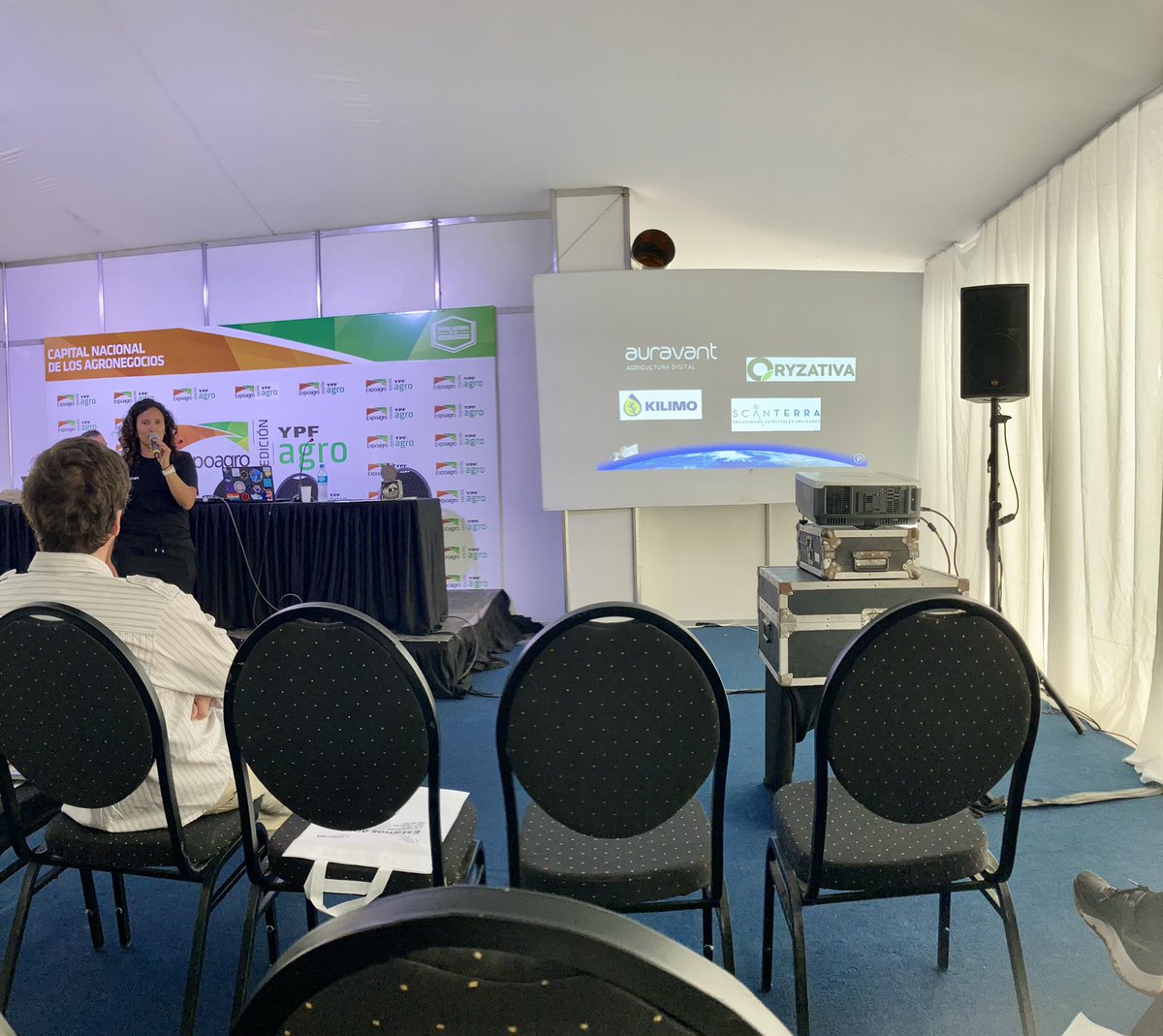 Excelente jornada con el equipo de <a href="/planet/">Planet</a> LATAM en <a href="/Expoagrocom/">Expoagro</a>! #oryzativa #agrodigital