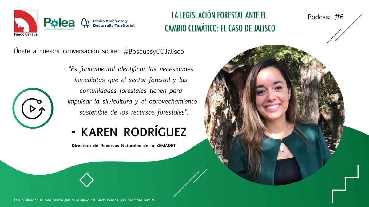 PoleaAC's tweet photo. 🟢 ¿Por qué son tan importantes las comunidades en el #SectorForestal🌳 de #Jalisco? Únete a nuestra conversación sobre #BosquesyCCJalisco🪵🌱
🔊👉 Escúchalo: https://t.co/6Lac3XsC90
#FondoCanadáMx #FCILMx https://t.co/p5DGAWWeEV