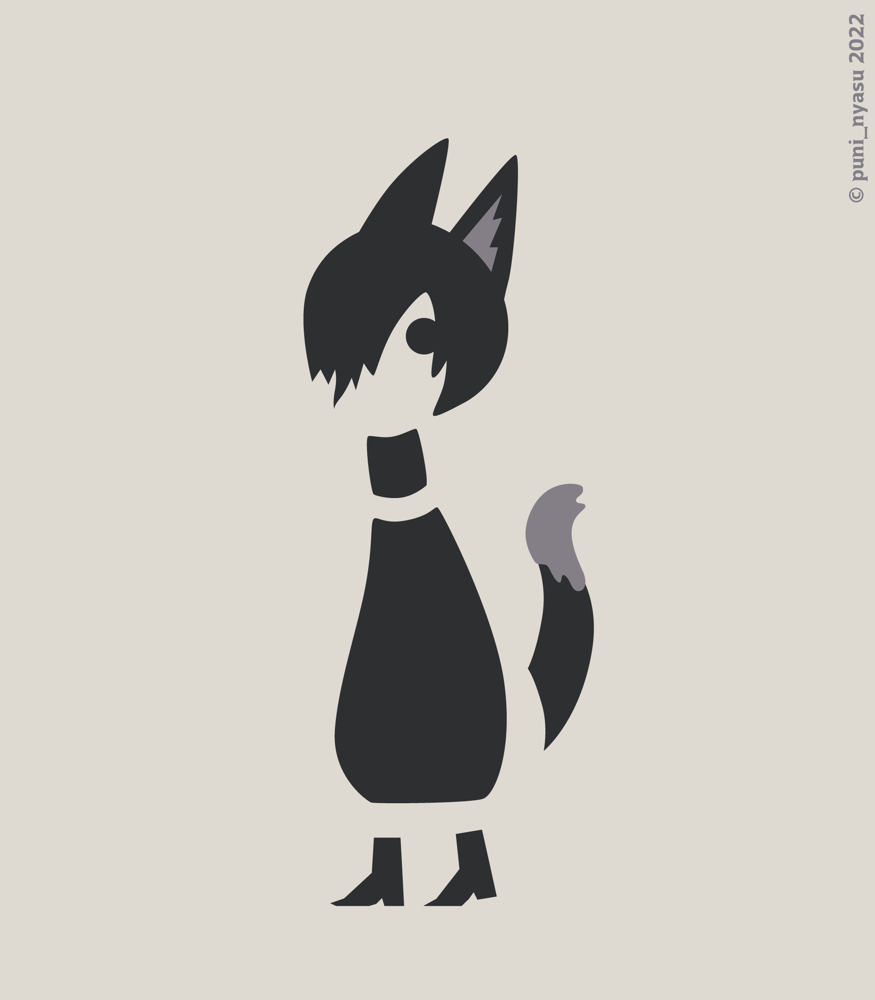 ぷにーにゃす くろぎつね Art Illust Fox 絵 黒狐 狐 T Co 6vdepcc4hs Twitter