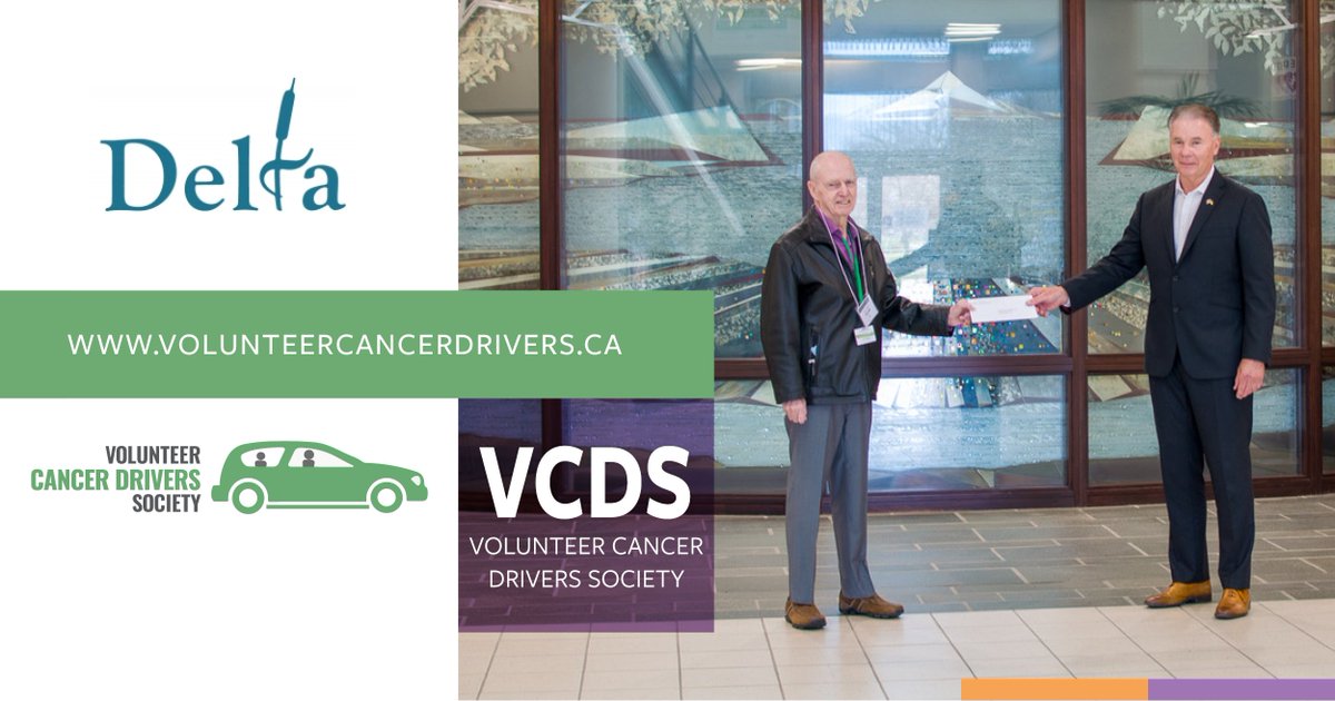 Mayor Harvie presented George McAffer, VCDS Executive VP, with a cheque for $5,000 on March 3rd, 2022. Their generous donations over the years has reached a total of $25,000. For this, we thank the City of Delta's Mayor Harvie for this vital support. @MayorofDelta