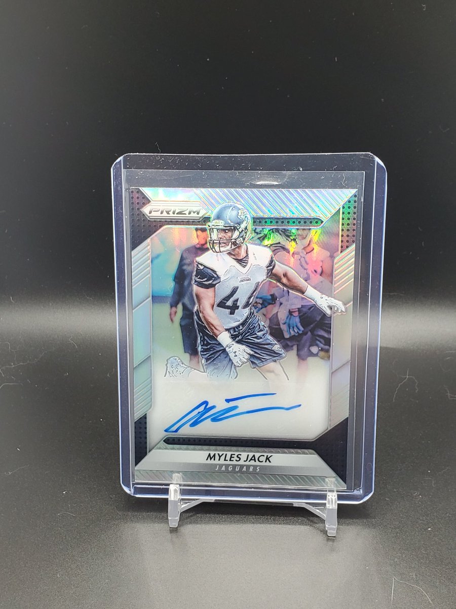 JudgeFemUp's tweet photo. Day 16: Myles Jack
'16 Silver Prizm Rookie Auto
#PCShowcase
#ICollect https://t.co/GewMP41eXa