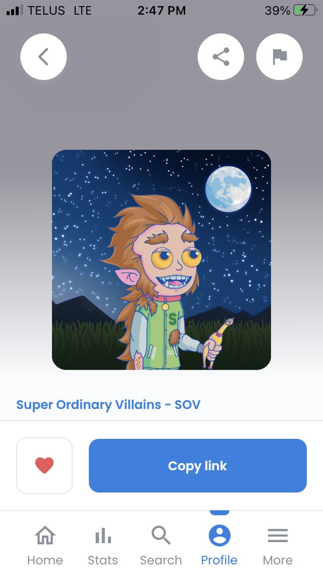 The_Alpha_Fonz's tweet photo. Holy craperoni @SOVillains I minted #5329 and turns out to be council member Chad. Can’t even right now! Im on the moon. https://t.co/cDWiqKfIvc