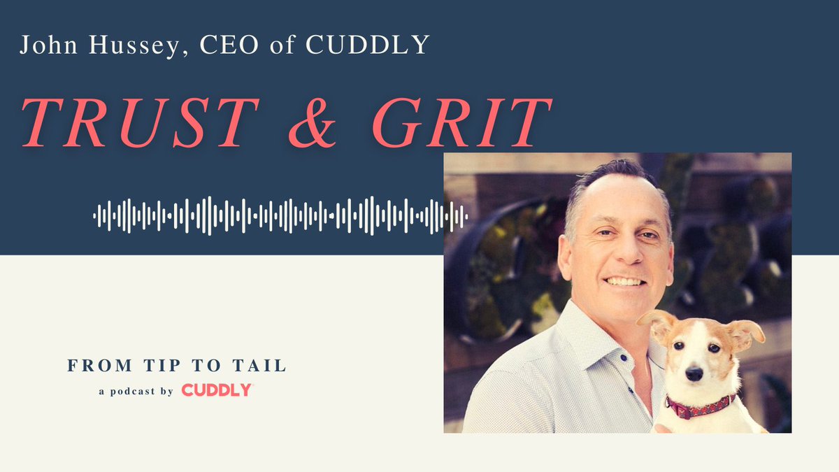 In celebration of our 100th episode of #FromTiptoTail, we featured a VERY special guest – CUDDLY’s own CEO, John Hussey.
⁠
What started out as a desire to support the #animalrescue community has blossomed into @welovecuddly. Listen here: bit.ly/3u9qeV5

#CUDDLYpodcast