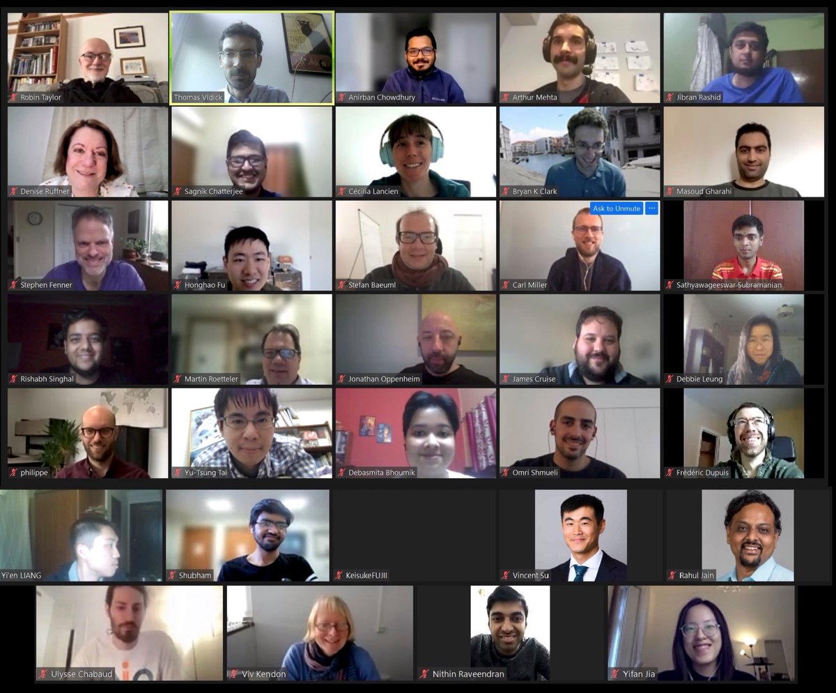 This is the end of #QIP2022!☀️
Thank you so much everyone for attending both in person and online!
