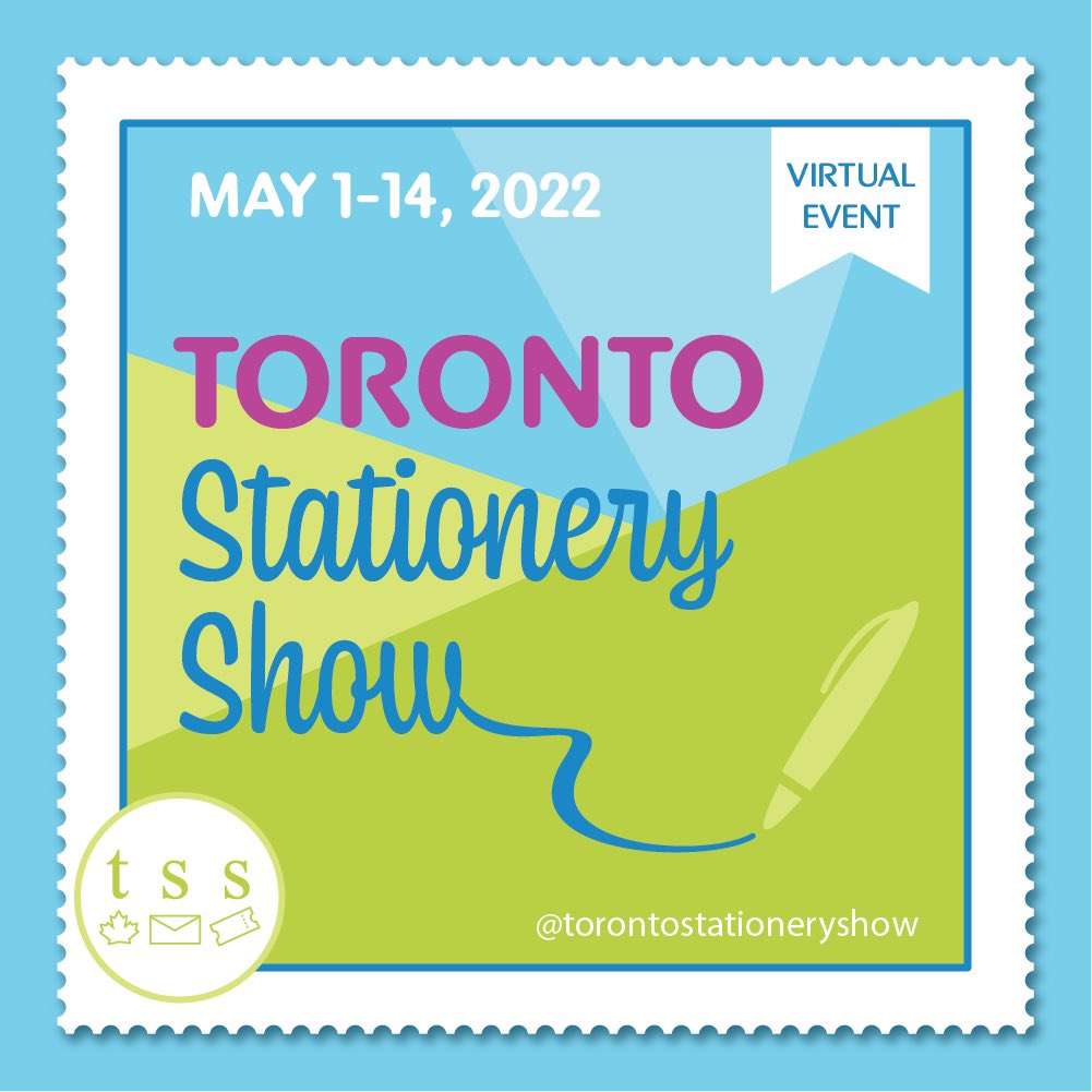 Save the Date! The upcoming TSS will be held virtually between May 1-14 this spring! 🌼 The new website is now live and applications are OPEN! 🤗 Please read our FAQ &amp; email us if you have further questions as we do not monitor messages on social media 📧 #torontostationeryshow