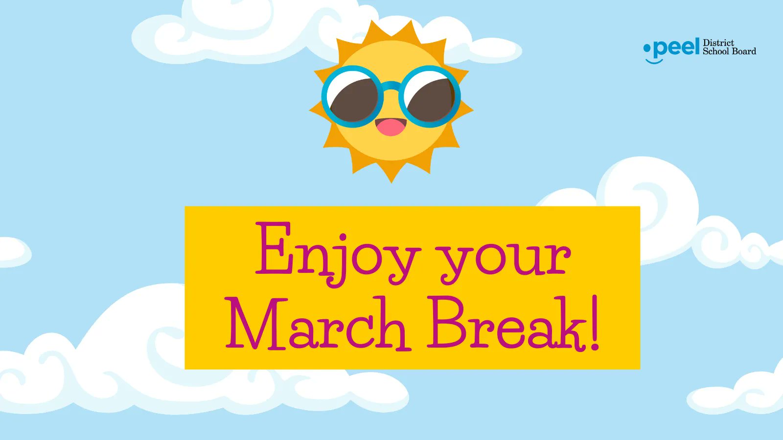 Peel District School Board on Twitter "Enjoy your welldeserved March