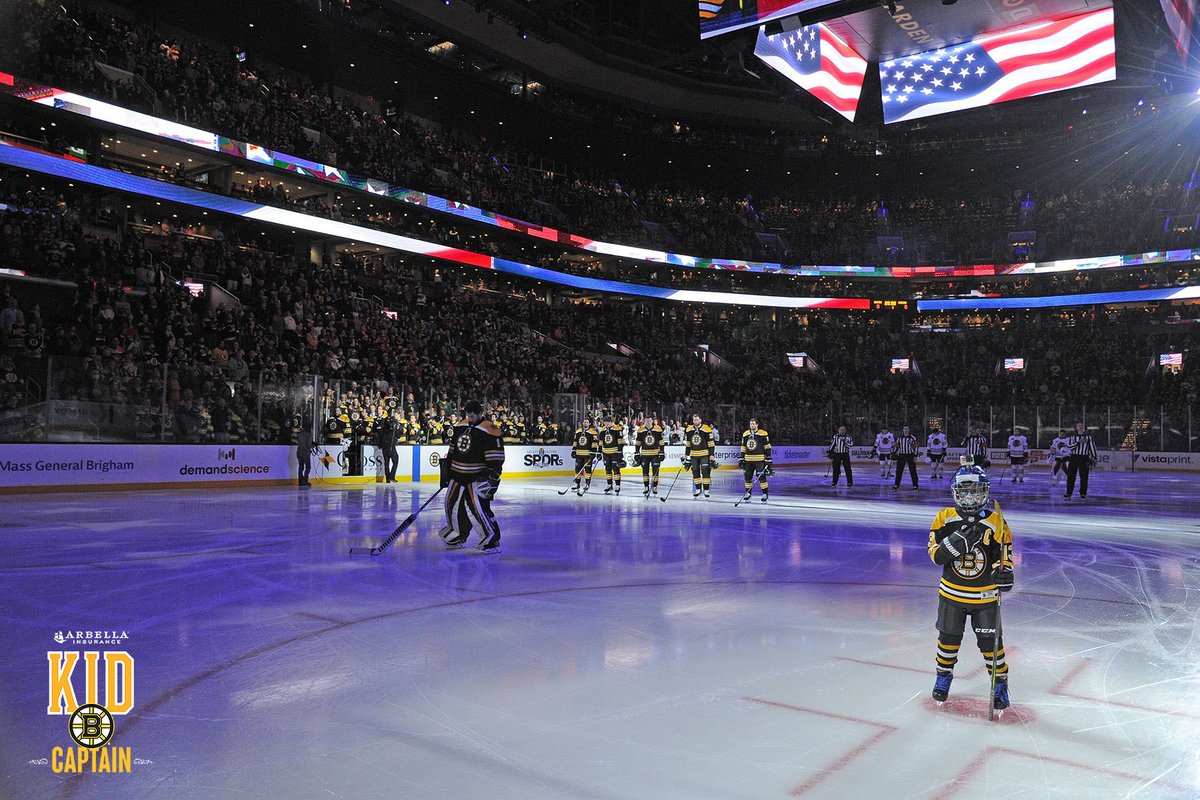 Congratulations to Giuseppe from the Worcester Junior Crusaders on being yesterday’s 2021-22 <a href="/ArbellaIns/">Arbella Insurance</a> Kid Captain!

To become the next Kid Captain, you can enter for a chance to win at BostonBruins.com/KidCaptain