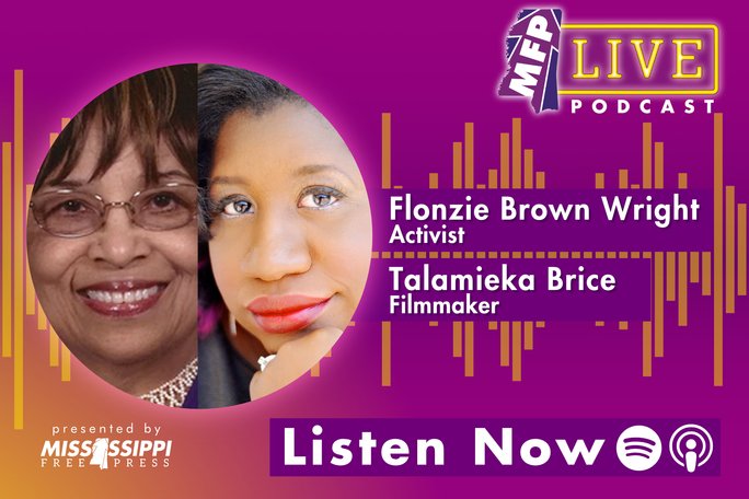 Filmmaker  <a href="/talamieka/">talamieka brice</a>  and civil-rights activist Flonzie Brown Wright recently joined us on #MFPLive to discuss the need to know full Black history. Listen now on our website, YouTube channel, or Spotify.

podcast.mississippifreepress.org/episodes/flonz… 

youtube.com/watch?v=Yucbxr…